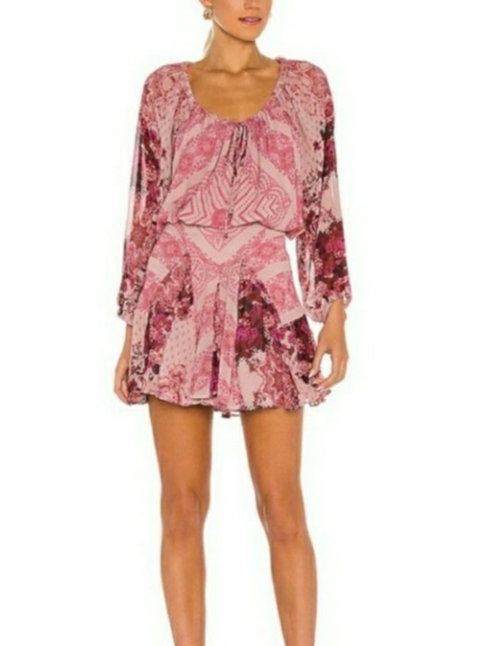 Free People Dress Pink Boho XS